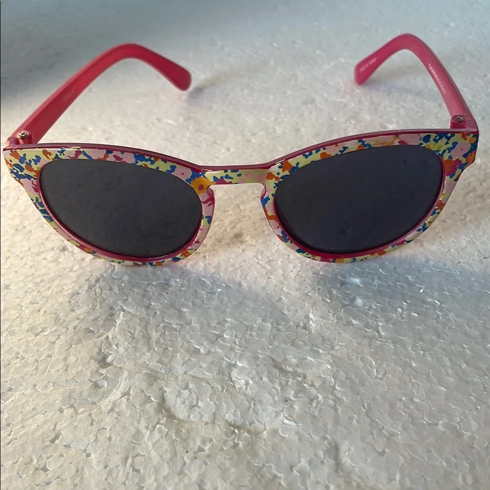 Y2K Disney Colorful Patterned Sunglasses pink blue girls one size fits most